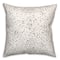 Monochromatic Speck Pattern 18" x 18" Throw Pillow